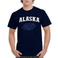 thumbnail image 1 of Normal is Boring - Men's T-Shirt Short Sleeve, up to Men Size 5XL - Alaska Flag, 1 of 5