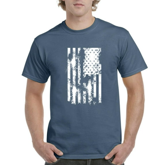 NIB - Men's T-Shirt Short Sleeve - American Flag 4th of July