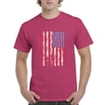 thumbnail image 1 of Normal is Boring - Men's T-Shirt Short Sleeve, up to Men Size 5XL - American Flag 4th of July, 1 of 5