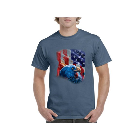 Normal is Boring - Men's T-Shirt Short Sleeve, up to Men Size 5XL - American Flag 4th of July