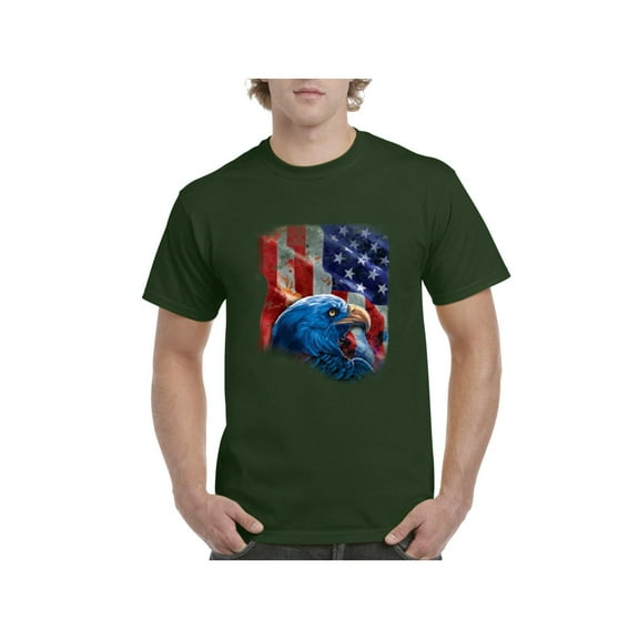 Normal is Boring - Men's T-Shirt Short Sleeve, up to Men Size 5XL - American Flag 4th of July