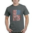 thumbnail image 1 of Normal is Boring - Men's T-Shirt Short Sleeve, up to Men Size 5XL - American Flag 4th of July, 1 of 5