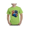 thumbnail image 1 of Normal is Boring - Men's T-Shirt Short Sleeve, up to Men Size 5XL - American Flag 4th of July, 1 of 5
