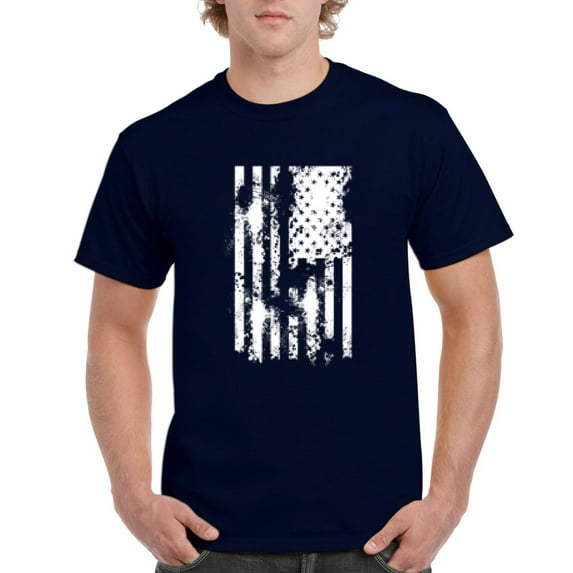 NIB - Men's T-Shirt Short Sleeve - American Flag 4th of July