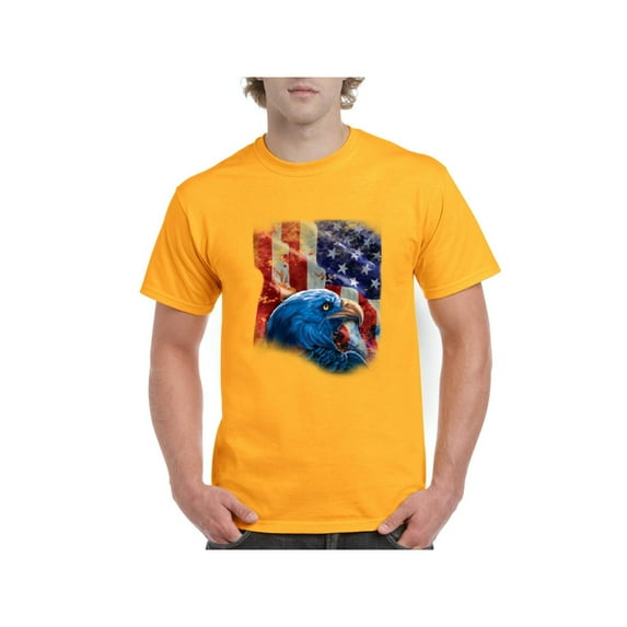 Normal is Boring - Men's T-Shirt Short Sleeve, up to Men Size 5XL - American Flag 4th of July