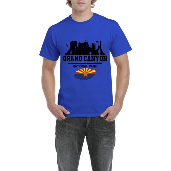 Normal is Boring - Men's T-Shirt Short Sleeve, up to Men Size 5XL - Arizona Grand Canyon National Park
