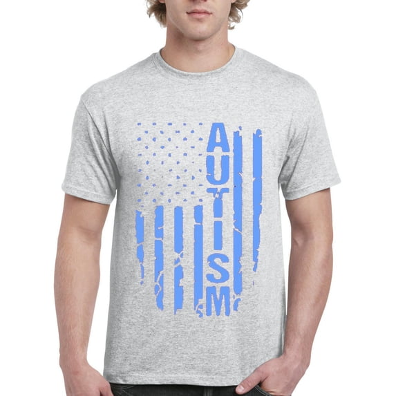 NIB - Men's T-Shirt Short Sleeve - Autism Flag