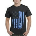 thumbnail image 1 of Normal is Boring - Men's T-Shirt Short Sleeve, up to Men Size 5XL - Autism Flag, 1 of 5