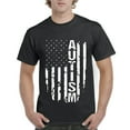 thumbnail image 1 of NIB - Men's T-Shirt Short Sleeve - Autism Flag, 1 of 5