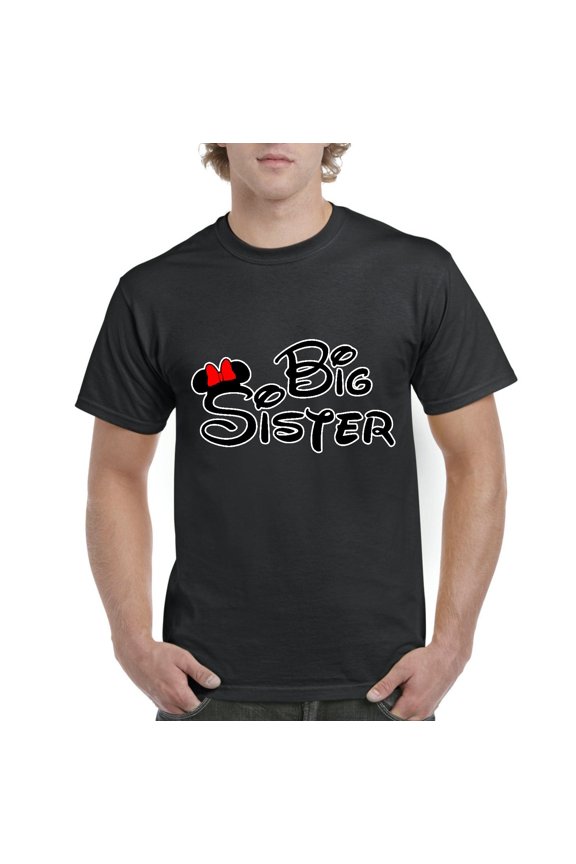 - Men's T-Shirt Short Sleeve, up to Men Size 5XL - Big Sister