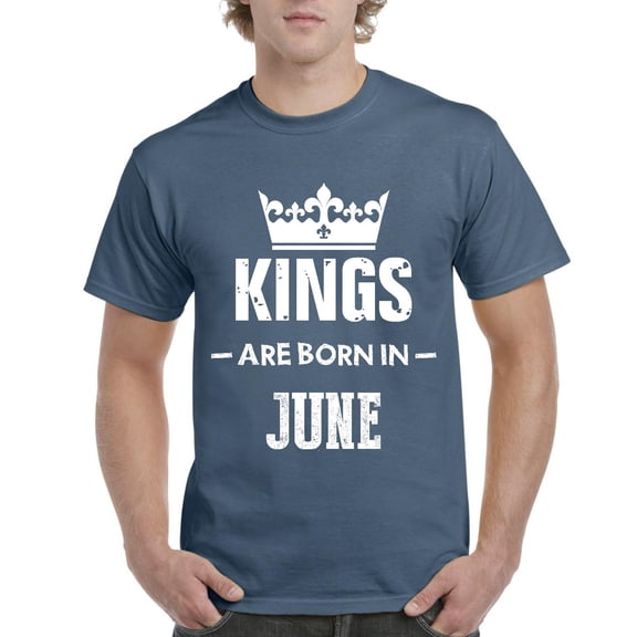 IWPF - Men's T-Shirt Short Sleeve - Birthday Gift Kings Are Born In June
