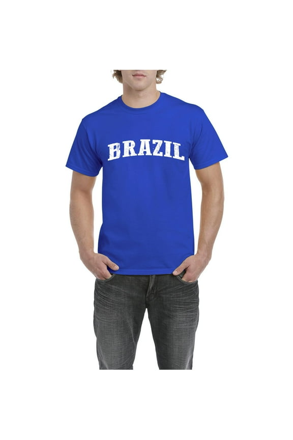 - Men's T-Shirt Short Sleeve, up to Men Size 5XL - Brazil