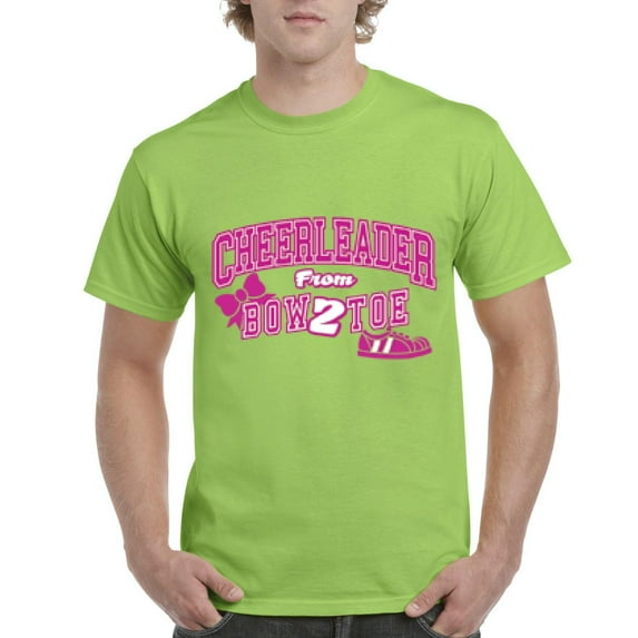 Normal is Boring - Men's T-Shirt Short Sleeve, up to Men Size 5XL - Cheerleader Bow 2 Toe