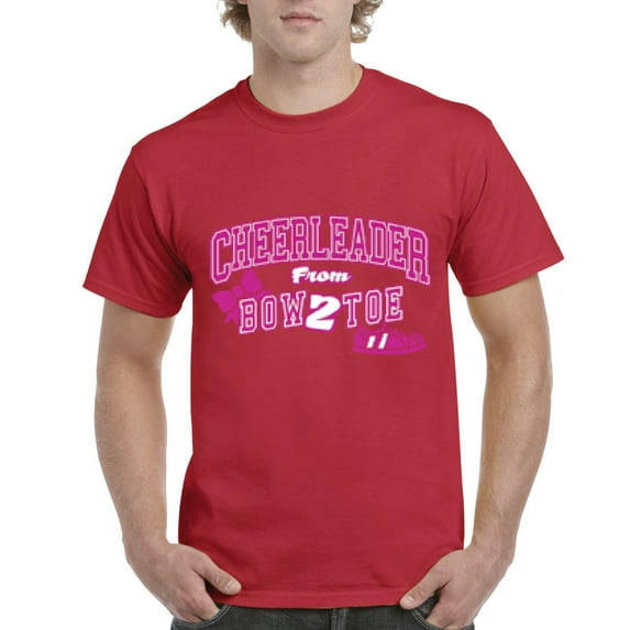 Normal is Boring - Men's T-Shirt Short Sleeve, up to Men Size 5XL - Cheerleader Bow 2 Toe