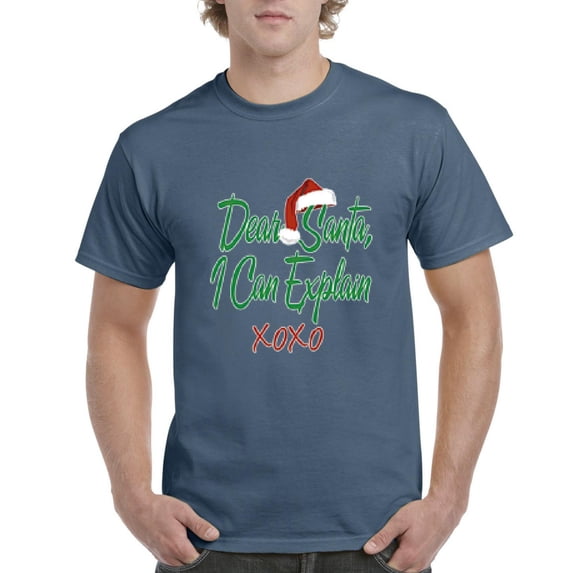 NIB - Men's T-Shirt Short Sleeve - Dear Santa
