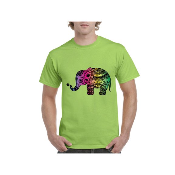 Normal is Boring - Men's T-Shirt Short Sleeve, up to Men Size 5XL - Elephant