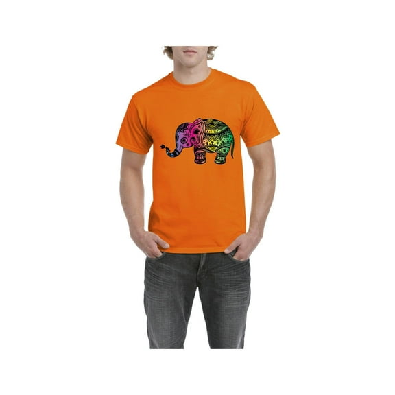 Normal is Boring - Men's T-Shirt Short Sleeve, up to Men Size 5XL - Elephant