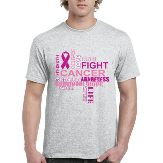 Normal is Boring - Men's T-Shirt Short Sleeve, up to Men Size 5XL - Fight Breast Cancer