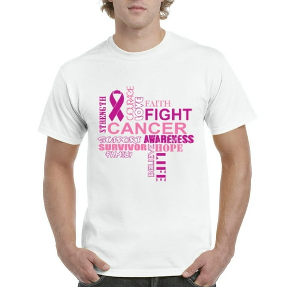 Normal is Boring - Men's T-Shirt Short Sleeve, up to Men Size 5XL - Fight Breast Cancer