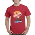 thumbnail image 1 of Normal is Boring - Men's T-Shirt Short Sleeve, up to Men Size 5XL - Flamingo, 1 of 5