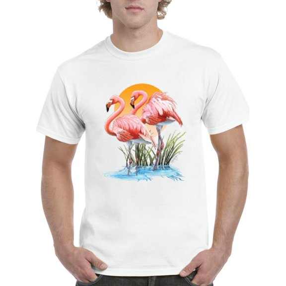 NIB - Men's T-Shirt Short Sleeve - Flamingo