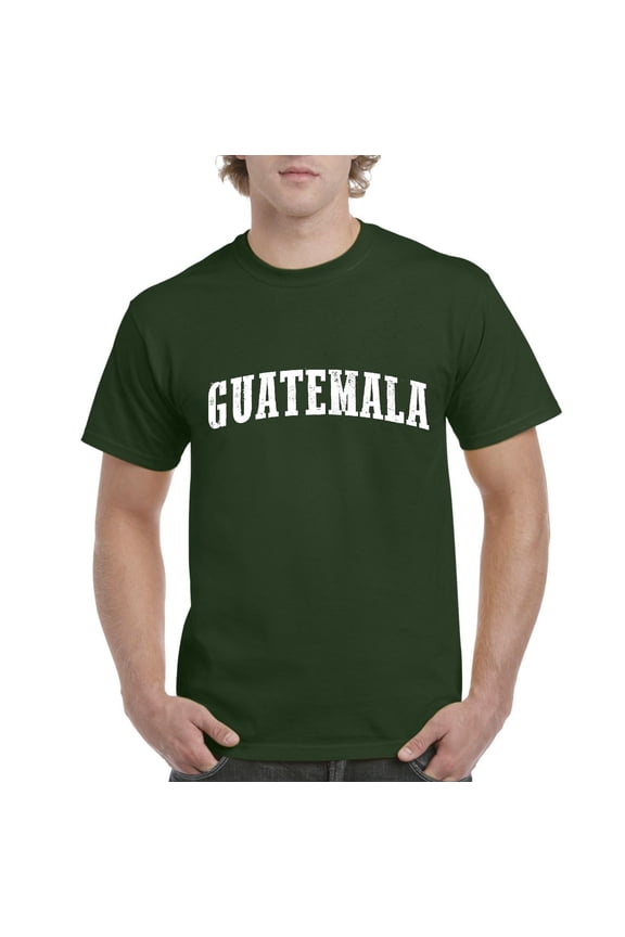 - Men's T-Shirt Short Sleeve, up to Men Size 5XL - Guatemala