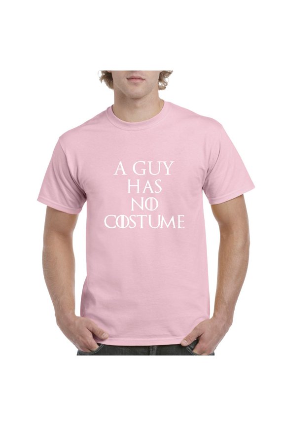 - Men's T-Shirt Short Sleeve, up to Men Size 5XL - Halloween Costume Guy Has No Costume