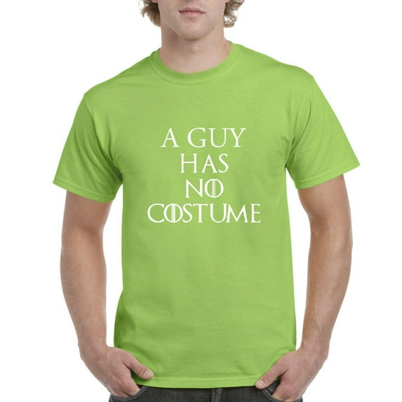 NIB - Men's T-Shirt Short Sleeve - Halloween Costume Guy Has No Costume