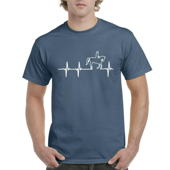 Normal is Boring - Men's T-Shirt Short Sleeve, up to Men Size 5XL - Heartbeat Horses