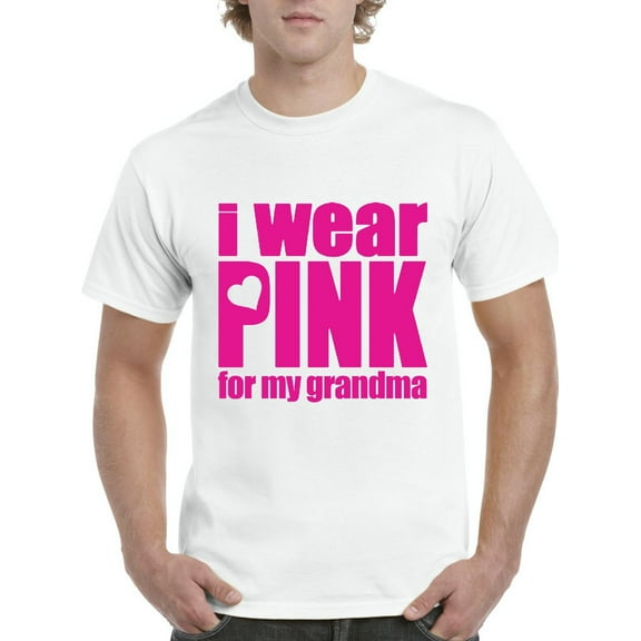 Normal is Boring - Men's T-Shirt Short Sleeve, up to Men Size 5XL - I Wear Pink for Grandma
