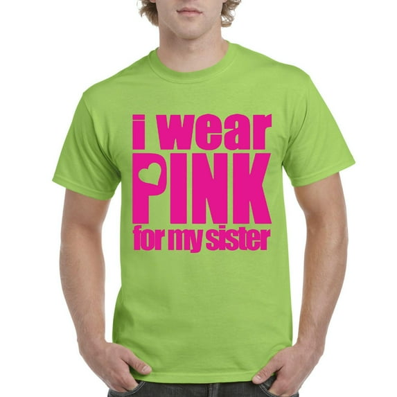 NIB - Men's T-Shirt Short Sleeve - I Wear Pink for My Friend