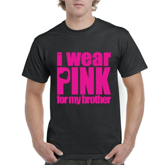 Normal is Boring - Men's T-Shirt Short Sleeve, up to Men Size 5XL - I Wear Pink for My Brother