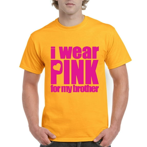Normal is Boring - Men's T-Shirt Short Sleeve, up to Men Size 5XL - I Wear Pink for My Brother