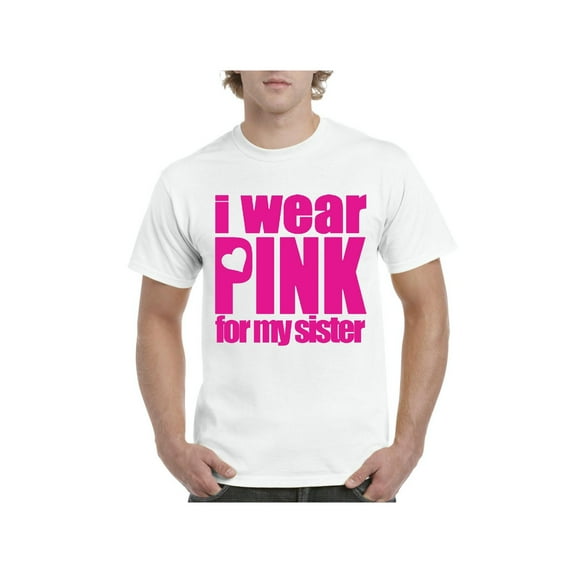 NIB - Men's T-Shirt Short Sleeve - I Wear Pink for My Friend