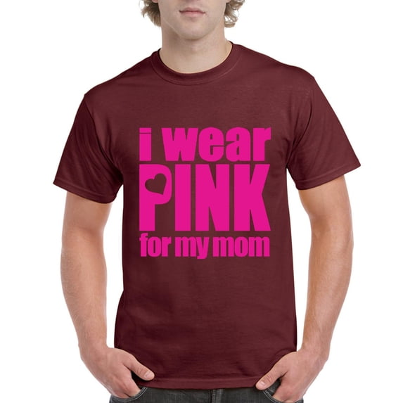 Normal is Boring - Men's T-Shirt Short Sleeve, up to Men Size 5XL - I Wear Pink for My Mom
