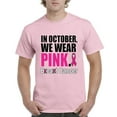 thumbnail image 1 of Normal is Boring - Men's T-Shirt Short Sleeve, up to Men Size 5XL - In October We Wear Pink, 1 of 5