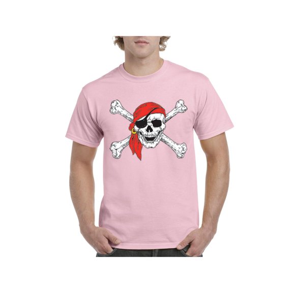 Normal is Boring - Men's T-Shirt Short Sleeve, up to Men Size 5XL - Jolly Roger Skull & Crossbones