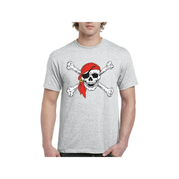 Normal is Boring - Men's T-Shirt Short Sleeve, up to Men Size 5XL - Jolly Roger Skull & Crossbones