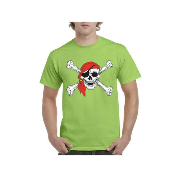 Normal is Boring - Men's T-Shirt Short Sleeve, up to Men Size 5XL - Jolly Roger Skull & Crossbones
