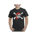 thumbnail image 1 of Normal is Boring - Men's T-Shirt Short Sleeve, up to Men Size 5XL - Jolly Roger Skull & Crossbones, 1 of 5