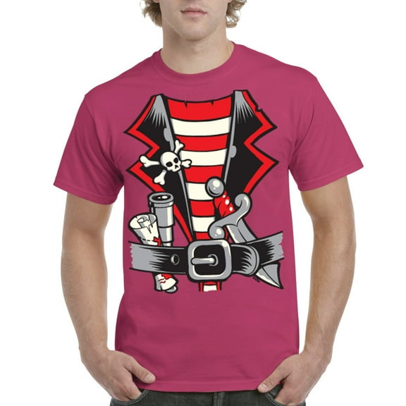 Normal is Boring - Men's T-Shirt Short Sleeve, up to Men Size 5XL - Pirate Costume