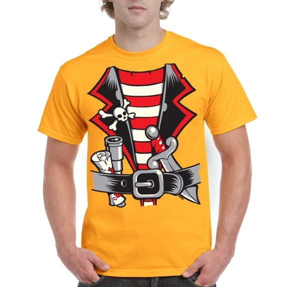 Normal is Boring - Men's T-Shirt Short Sleeve, up to Men Size 5XL - Pirate Costume