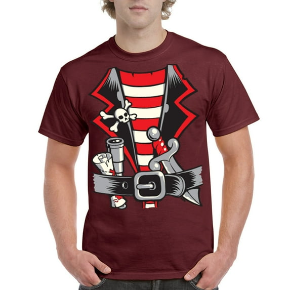 Normal is Boring - Men's T-Shirt Short Sleeve, up to Men Size 5XL - Pirate Costume