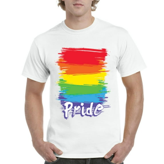 Normal is Boring - Men's T-Shirt Short Sleeve, up to Men Size 5XL - Rainbow Pride