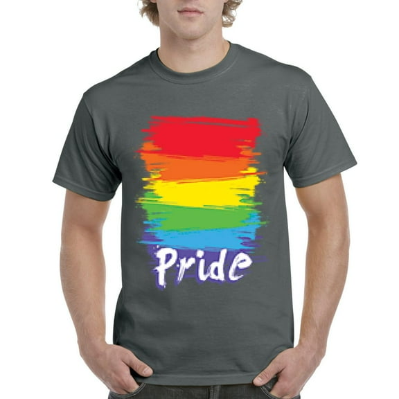 Normal is Boring - Men's T-Shirt Short Sleeve, up to Men Size 5XL - Rainbow Pride