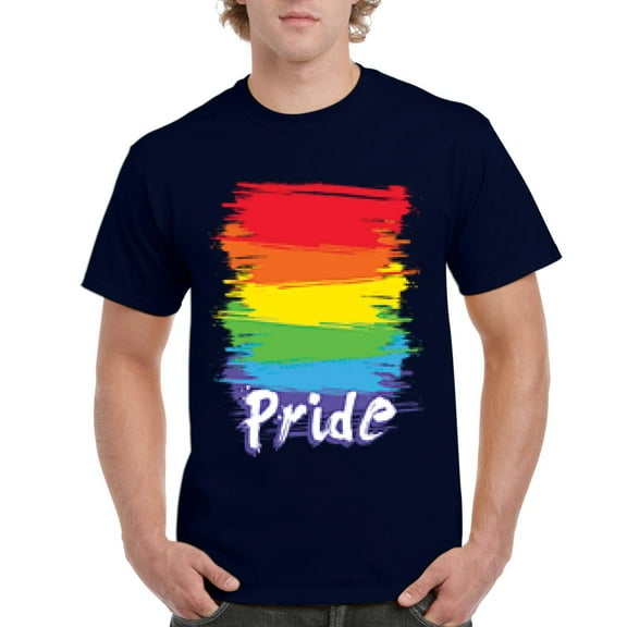 Normal is Boring - Men's T-Shirt Short Sleeve, up to Men Size 5XL - Rainbow Pride