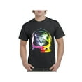 thumbnail image 1 of Normal is Boring - Men's T-Shirt Short Sleeve, up to Men Size 5XL - Space Cat, 1 of 5