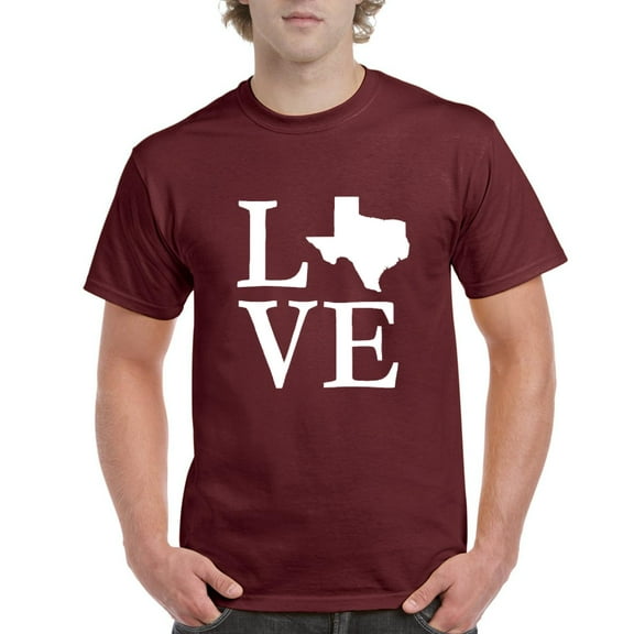 Normal is Boring - Men's T-Shirt Short Sleeve, up to Men Size 5XL - Texas Flag