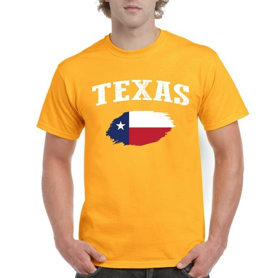 Normal is Boring - Men's T-Shirt Short Sleeve, up to Men Size 5XL - Texas Flag