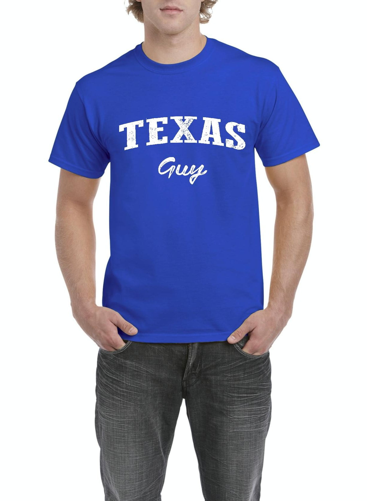 NIB - Men's T-Shirt Short Sleeve - Texas Guy - Walmart.com
